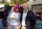 Con Maria Grazia Cucinotta alla 'Race for the cure'