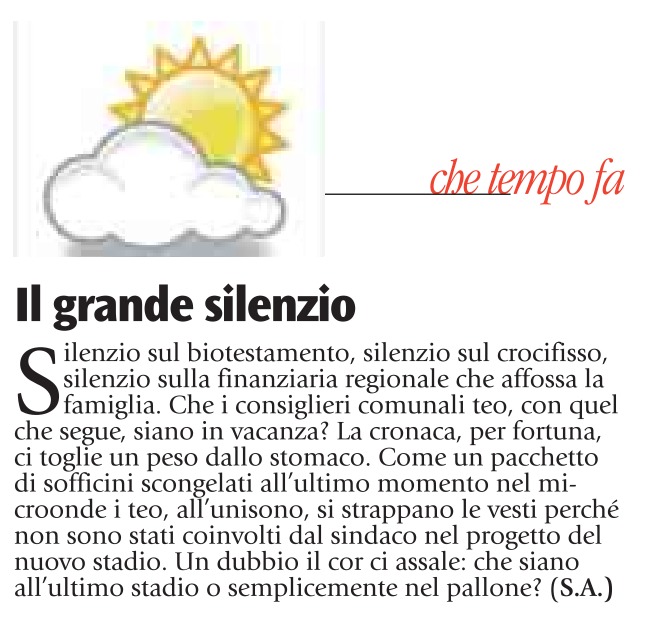 Sussurri e randellate