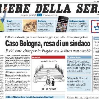 Le dimissioni del sindaco Delbono
