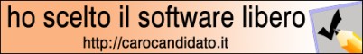 Candidato per il software libero! (banner)