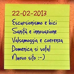 News del 22 febbraio 2013