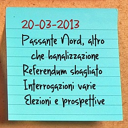 News del 20 marzo 2013