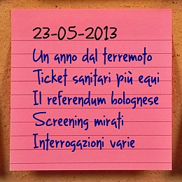 News del 23 maggio 2013