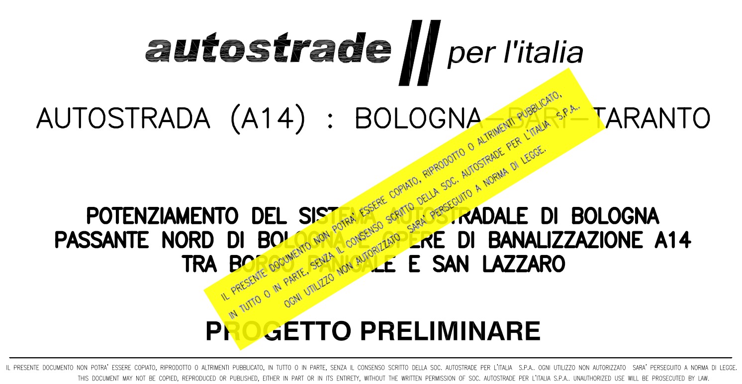La mia lettera alla società Autostrade