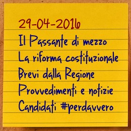 News del 29 aprile 2016