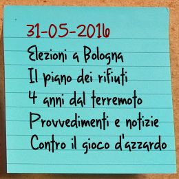 News del 31 maggio 2016