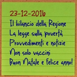 News del 23 dicembre 2016