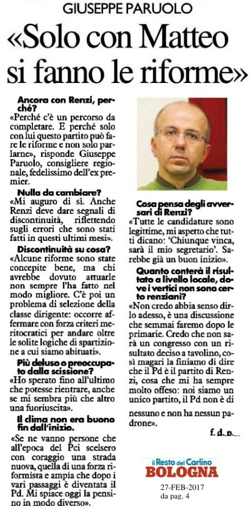 Al congresso pensando alle riforme fatte e ancora da fare