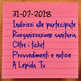 News del 31 luglio 2018