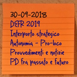 News del 30 settembre 2018