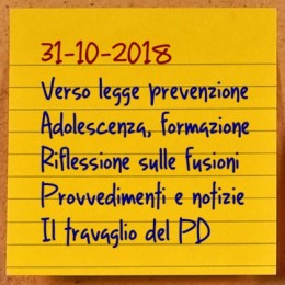 News del 31 ottobre 2018