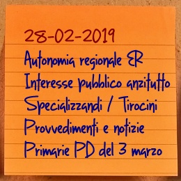 News del 28 febbraio 2019