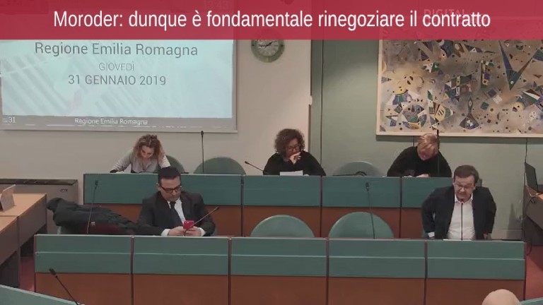 Proroga a Tper e audizione dell’ing. Moroder