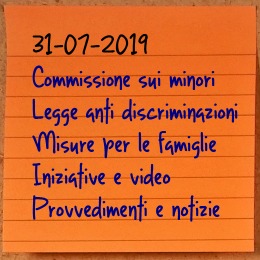 News del 31 luglio 2019