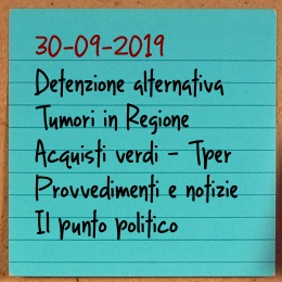 News del 30 settembre 2019