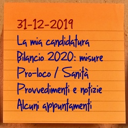 News del 31 dicembre 2019