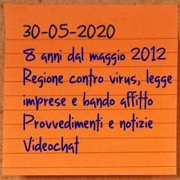 News del 30 maggio 2020