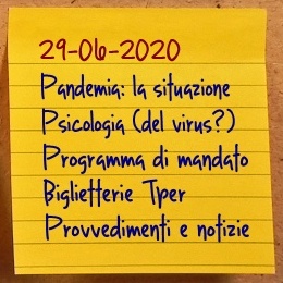 News del 29 giugno 2020