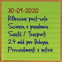 News del 30 settembre 2020