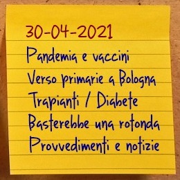 News del 30 aprile 2021