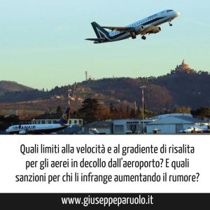 Quali limiti alla velocità di salita degli aerei in decollo?