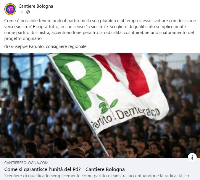 Ma come si garantisce l’unità del Pd?