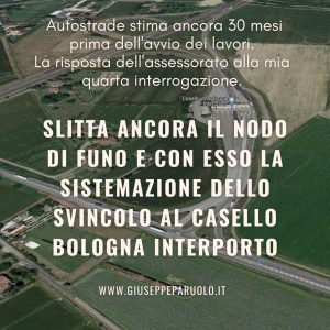 Slitta ancora la sistemazione dello svincolo al casello Interporto