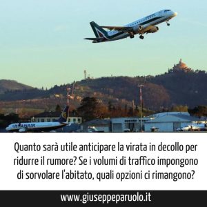 Rumore aeroportuale: basterà anticipare la virata?