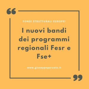 Fondi strutturali europei: i prossimi bandi
