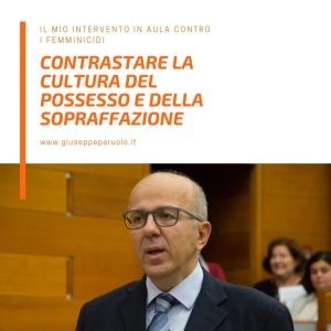 Il mio intervento in aula a proposito della violenza di genere