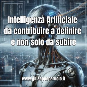 La sfida è contribuire a definire la IA, non essere solo semplici utilizzatori