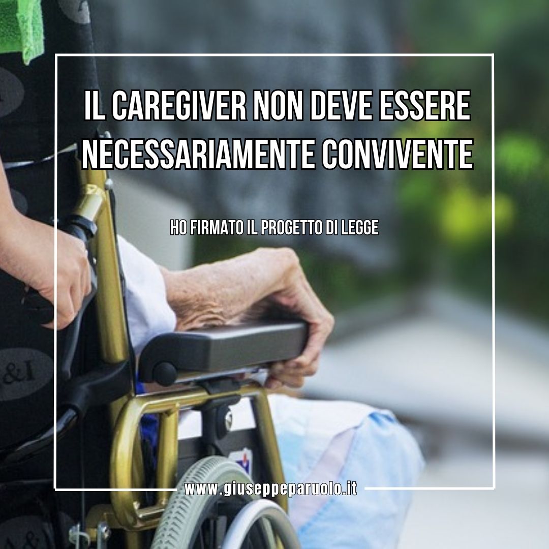 Il caregiver non deve essere necessariamente convivente