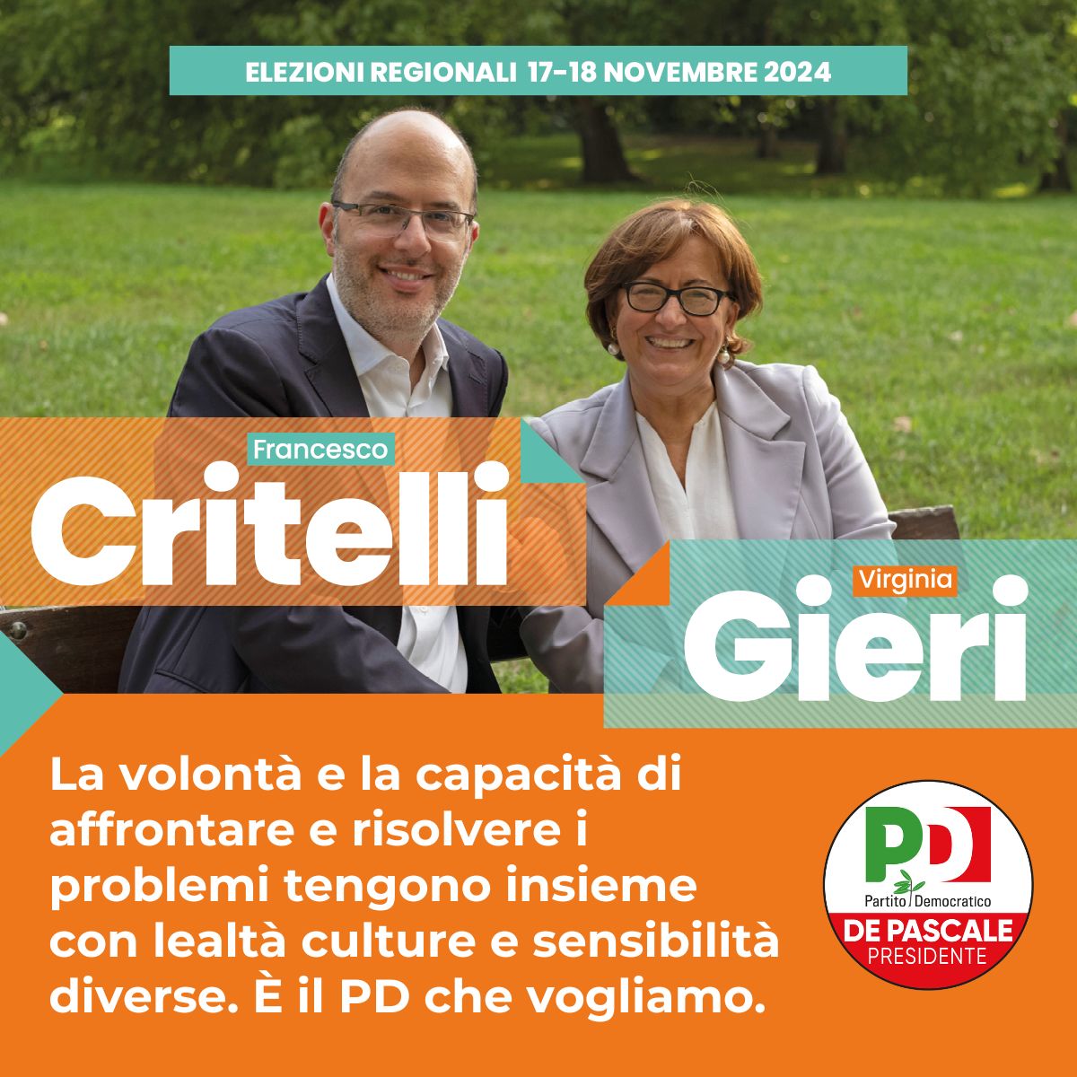 Card Virginia e Francesco